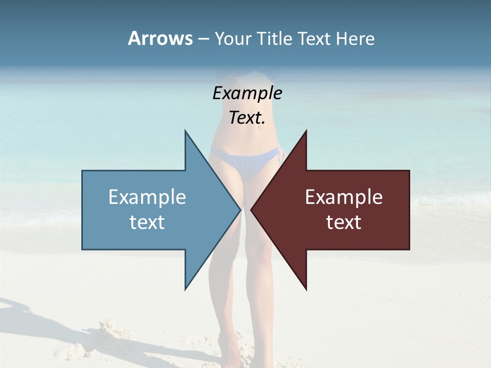 Girl Turquoise Holiday PowerPoint Template