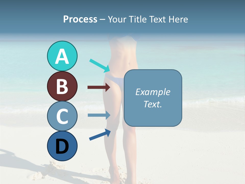 Girl Turquoise Holiday PowerPoint Template