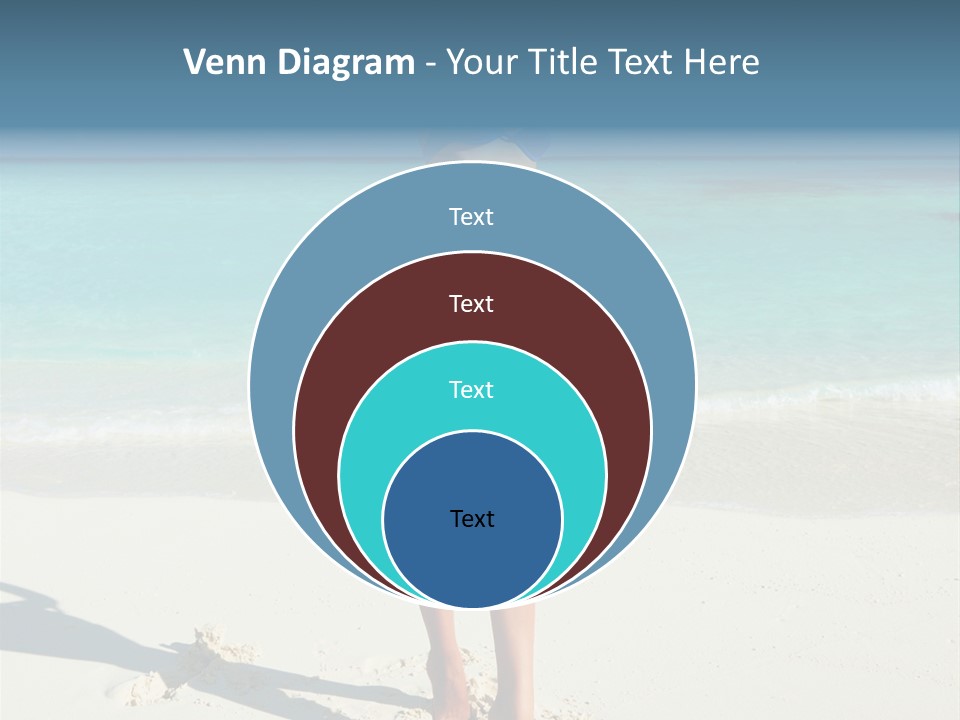 Girl Turquoise Holiday PowerPoint Template