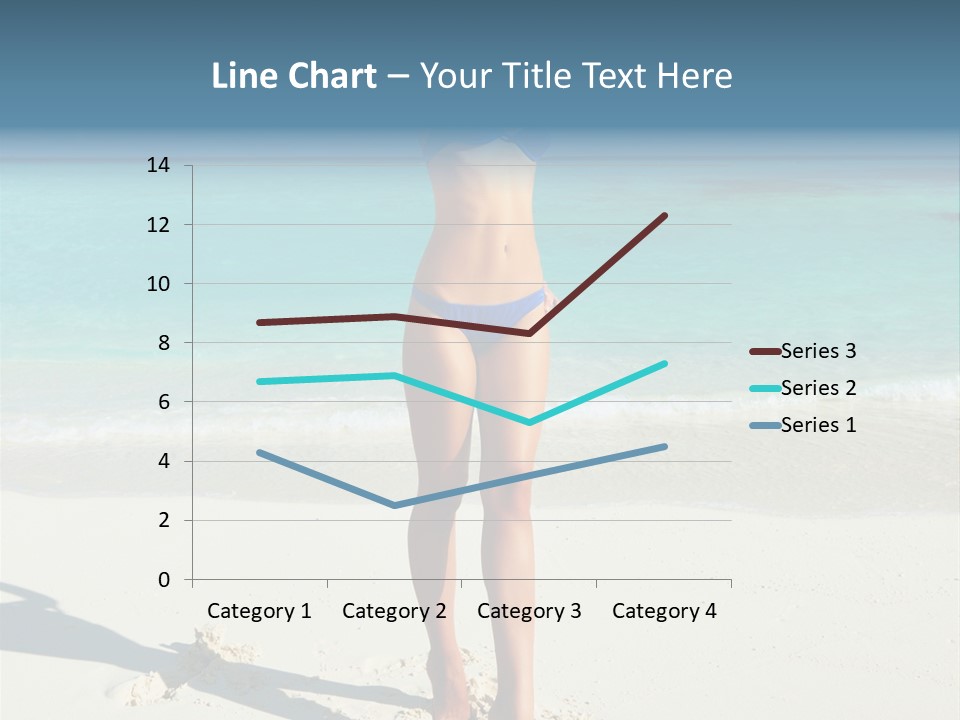 Girl Turquoise Holiday PowerPoint Template