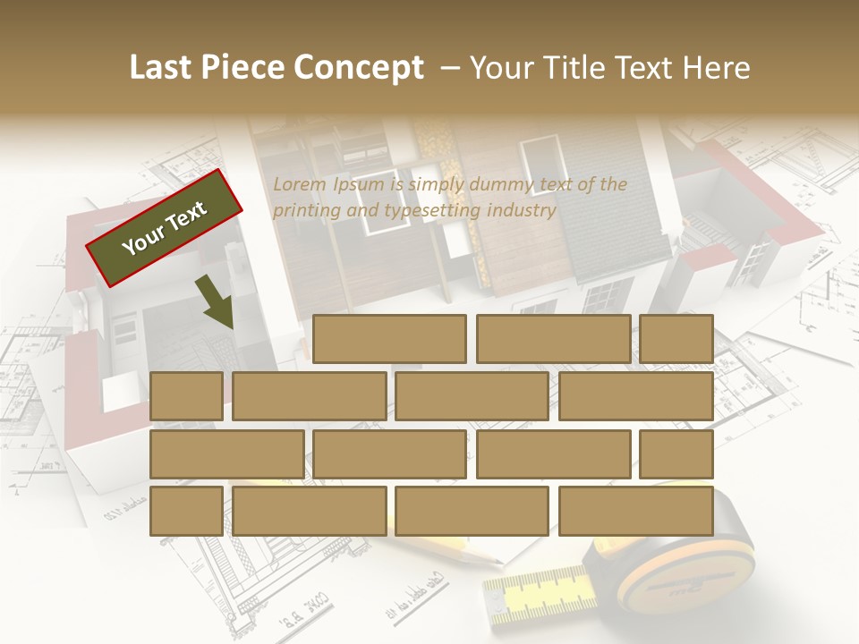 Reform Structure Roof Layers PowerPoint Template