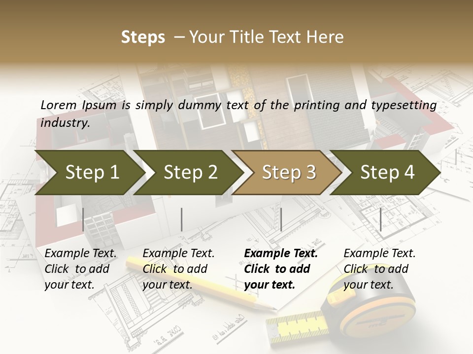Reform Structure Roof Layers PowerPoint Template