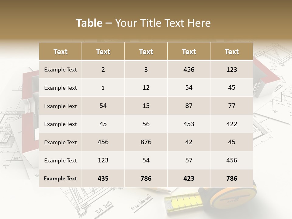 Reform Structure Roof Layers PowerPoint Template