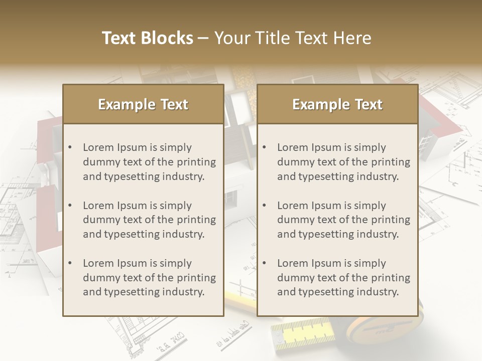 Reform Structure Roof Layers PowerPoint Template