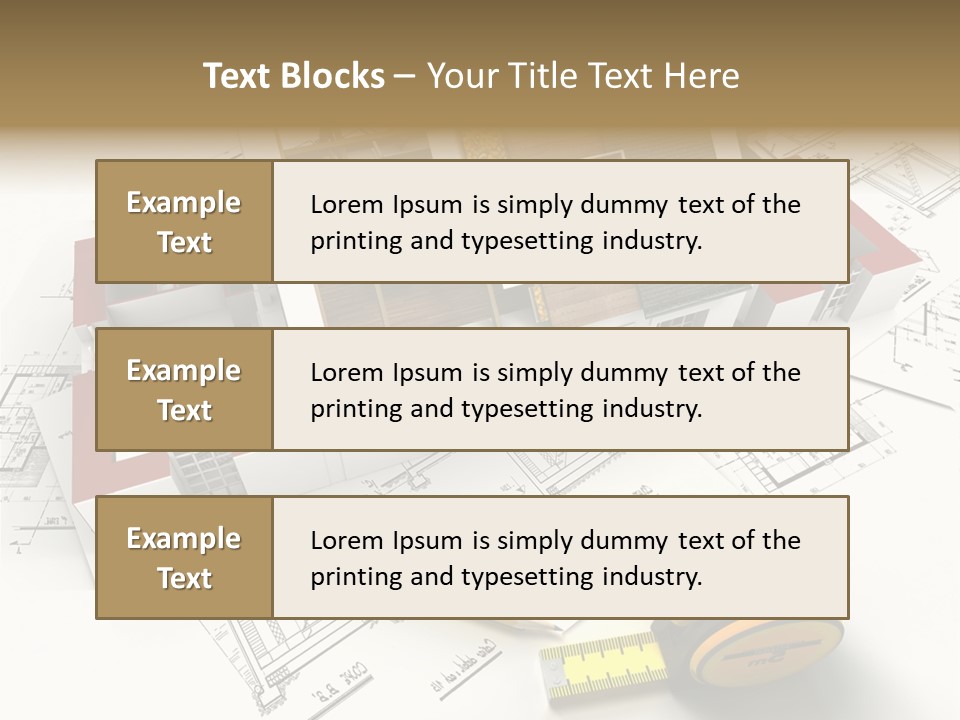 Reform Structure Roof Layers PowerPoint Template