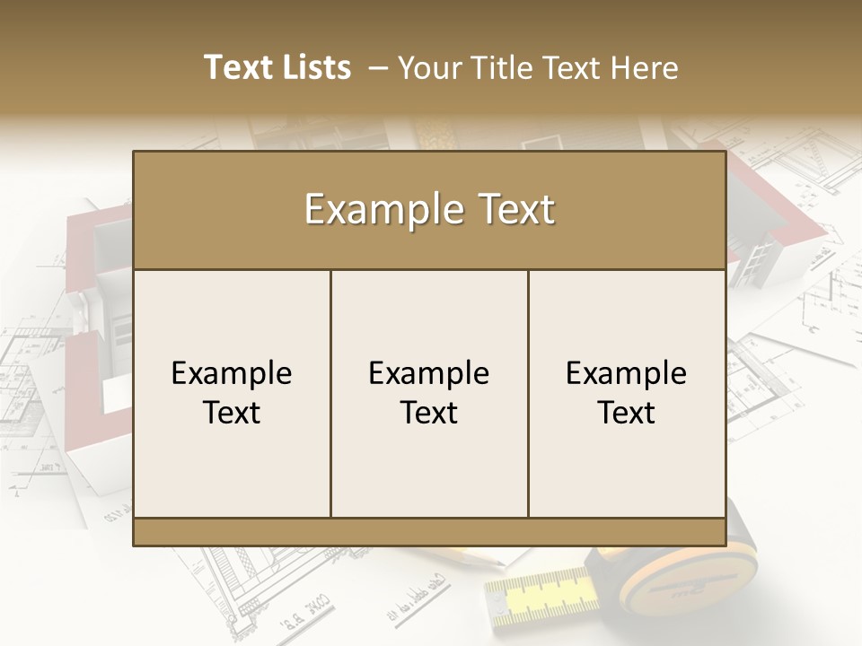 Reform Structure Roof Layers PowerPoint Template