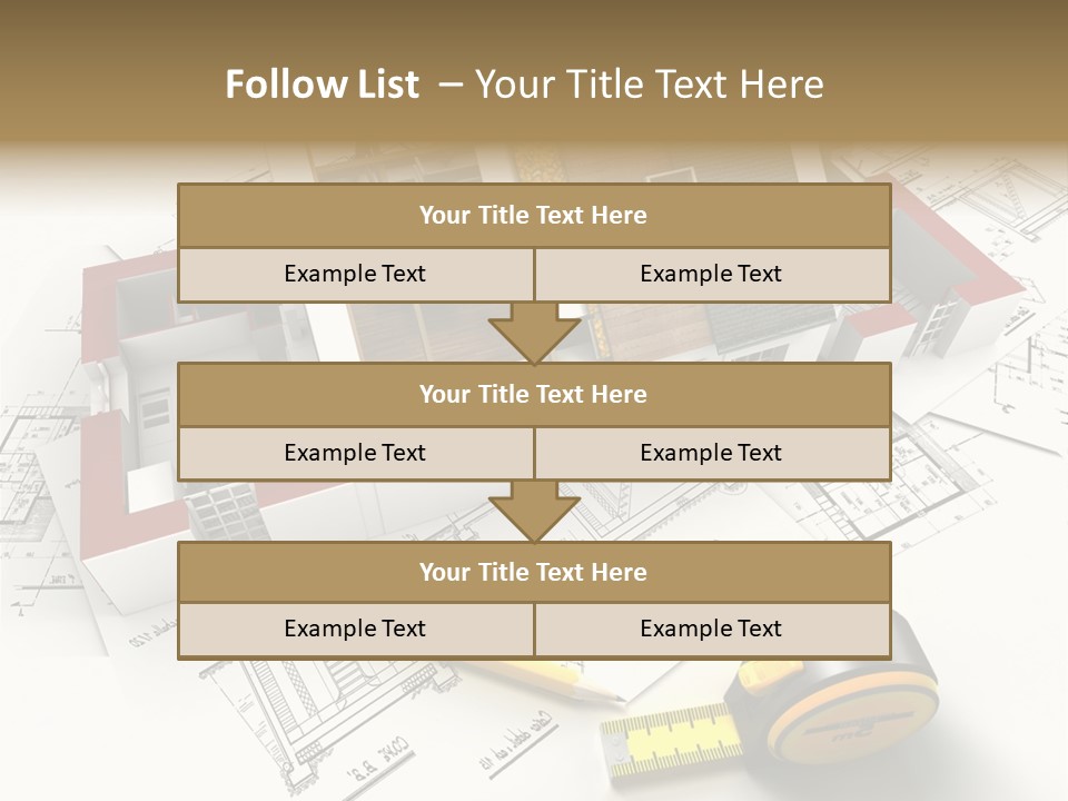 Reform Structure Roof Layers PowerPoint Template