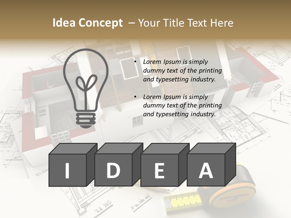 Reform Structure Roof Layers PowerPoint Template