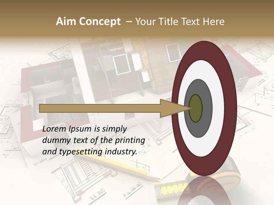 Reform Structure Roof Layers PowerPoint Template