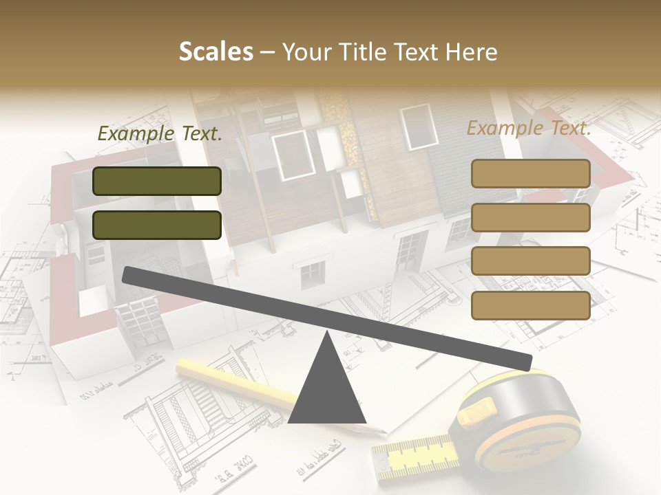Reform Structure Roof Layers PowerPoint Template