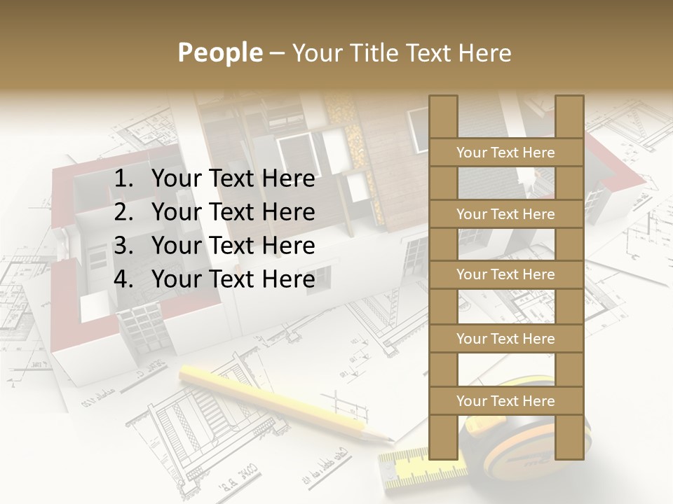 Reform Structure Roof Layers PowerPoint Template