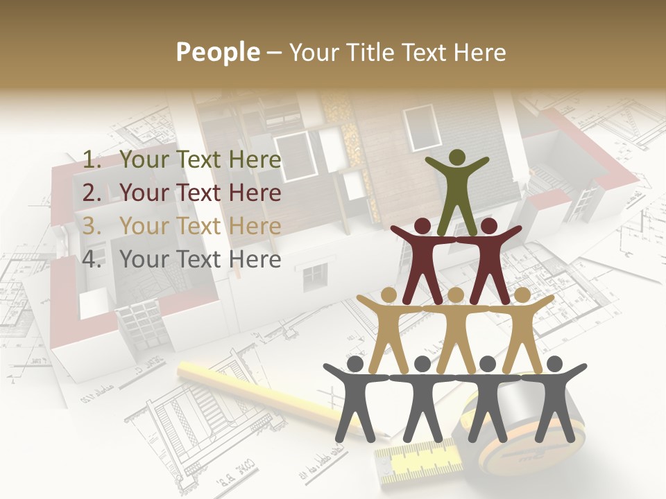 Reform Structure Roof Layers PowerPoint Template
