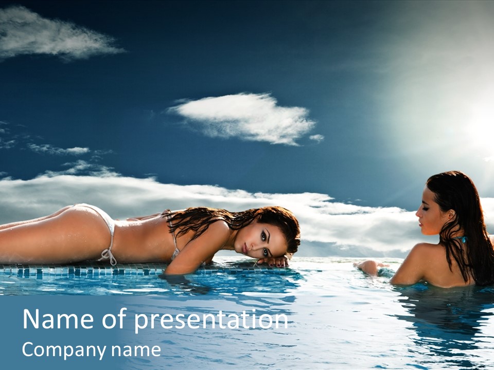 Travel Heaven Water PowerPoint Template