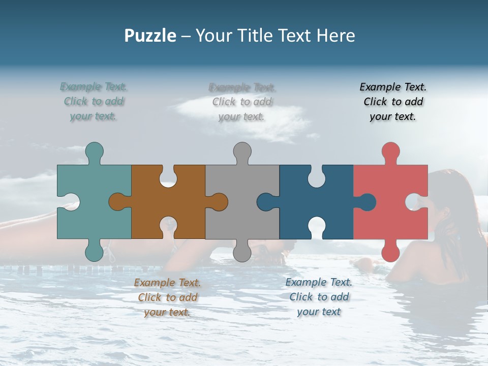 Travel Heaven Water PowerPoint Template