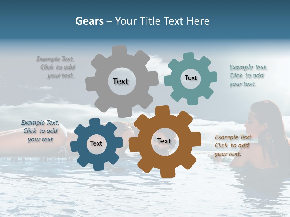 Travel Heaven Water PowerPoint Template