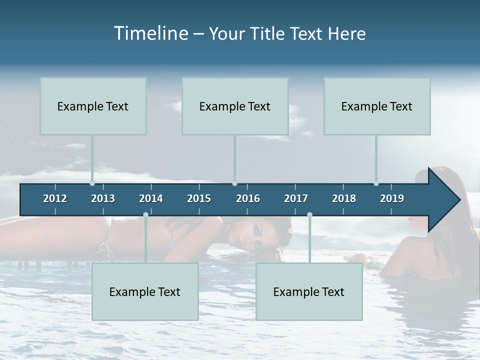 Travel Heaven Water PowerPoint Template