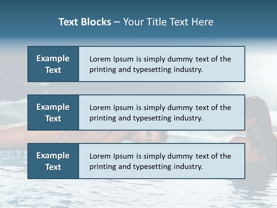 Travel Heaven Water PowerPoint Template