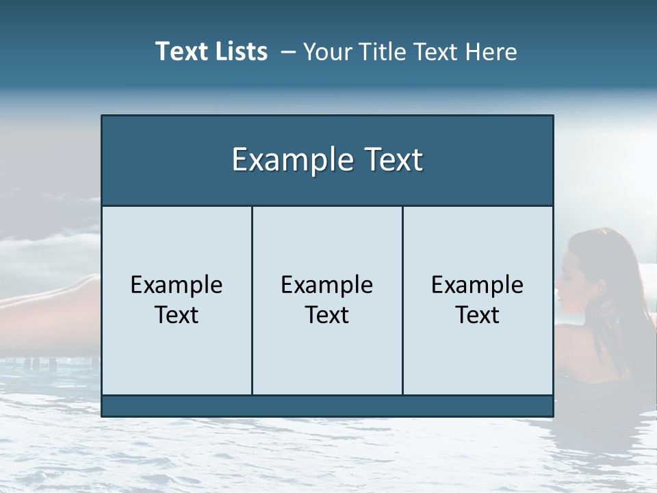 Travel Heaven Water PowerPoint Template