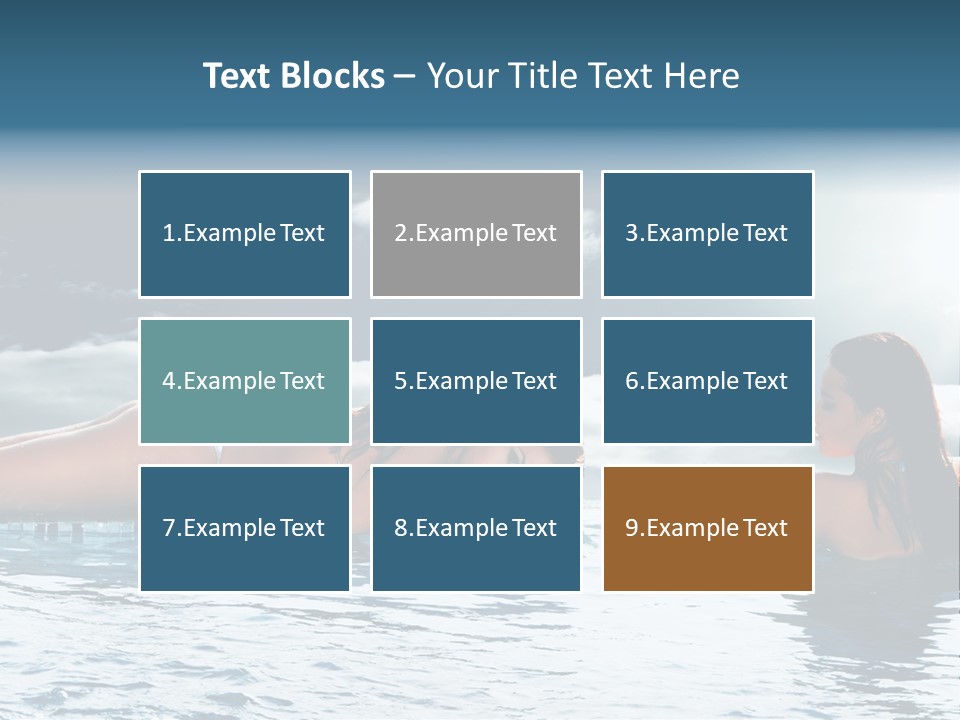 Travel Heaven Water PowerPoint Template
