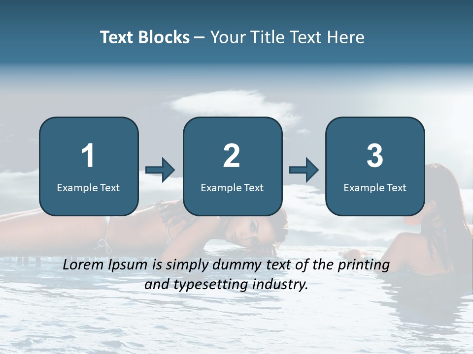 Travel Heaven Water PowerPoint Template