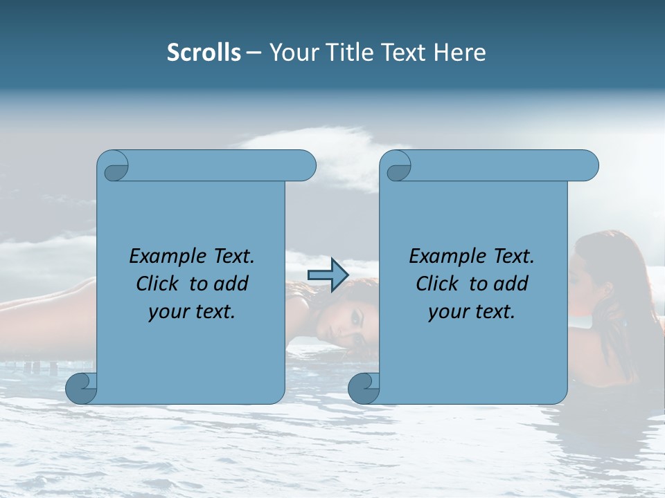 Travel Heaven Water PowerPoint Template