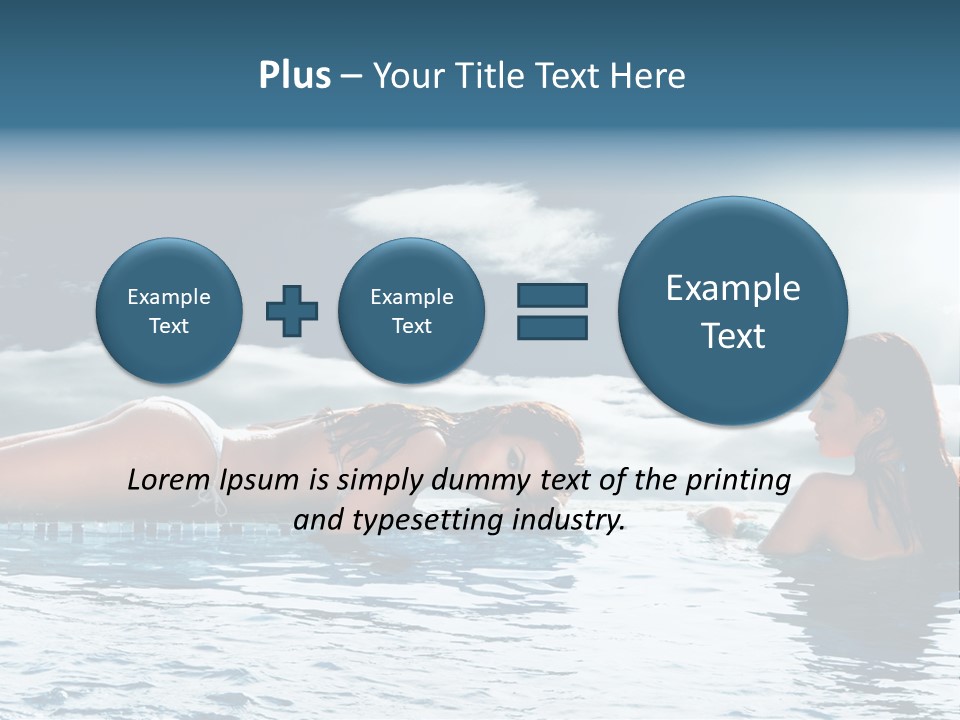 Travel Heaven Water PowerPoint Template