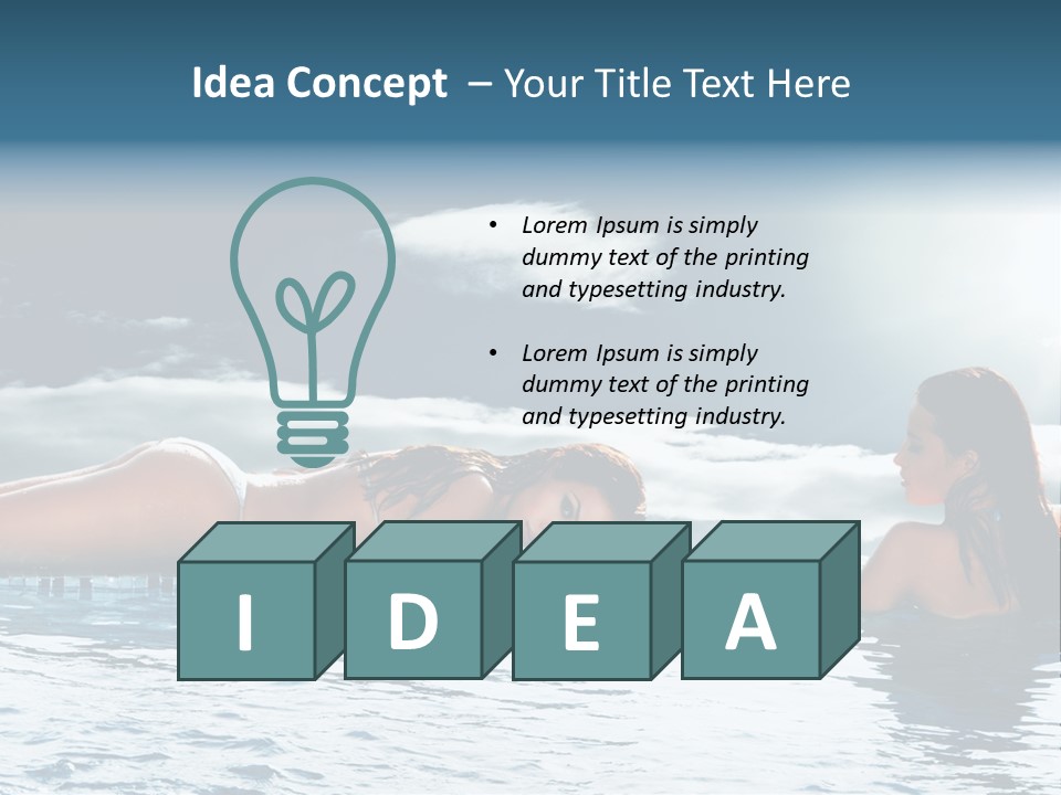 Travel Heaven Water PowerPoint Template