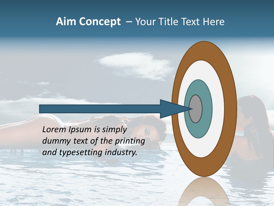 Travel Heaven Water PowerPoint Template