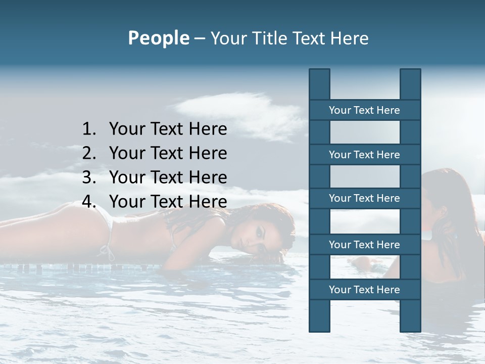 Travel Heaven Water PowerPoint Template