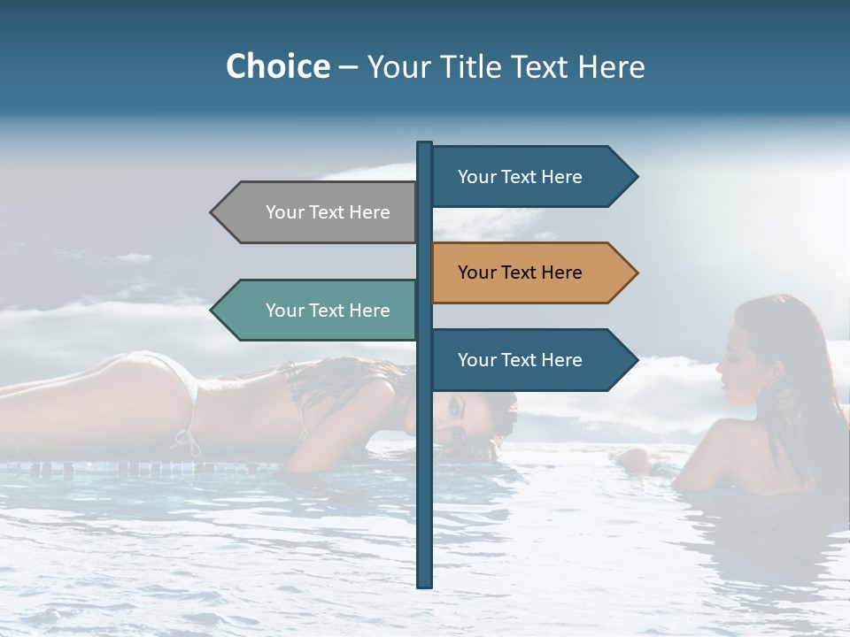 Travel Heaven Water PowerPoint Template