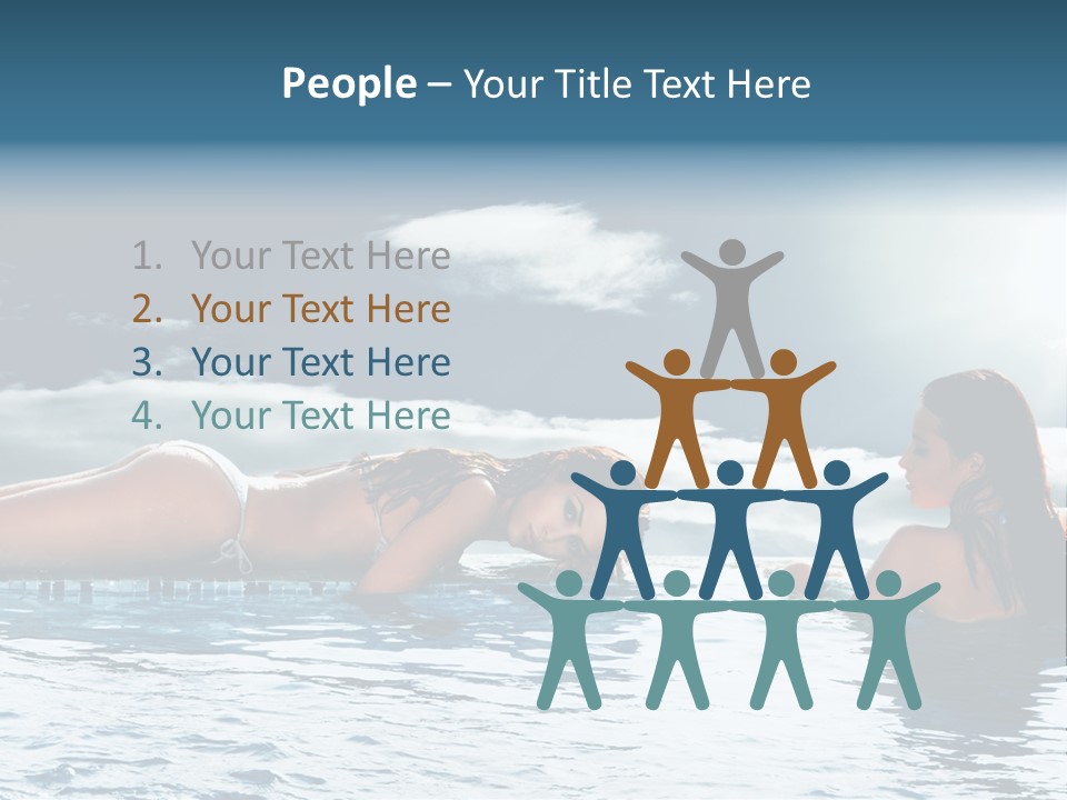 Travel Heaven Water PowerPoint Template