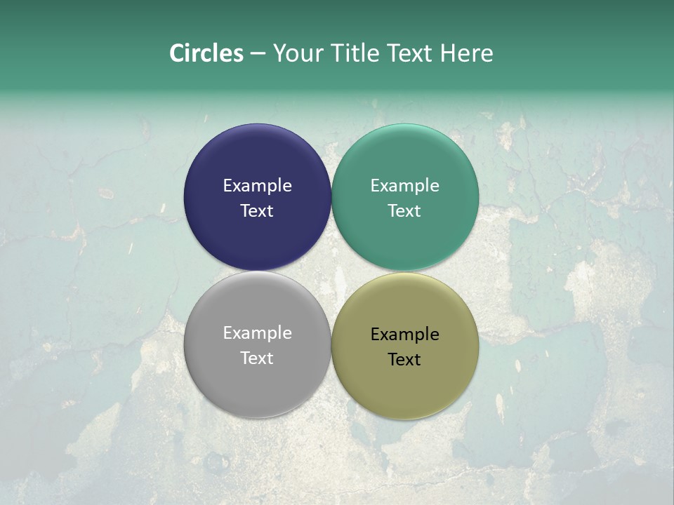 Crack Pattern Worn PowerPoint Template