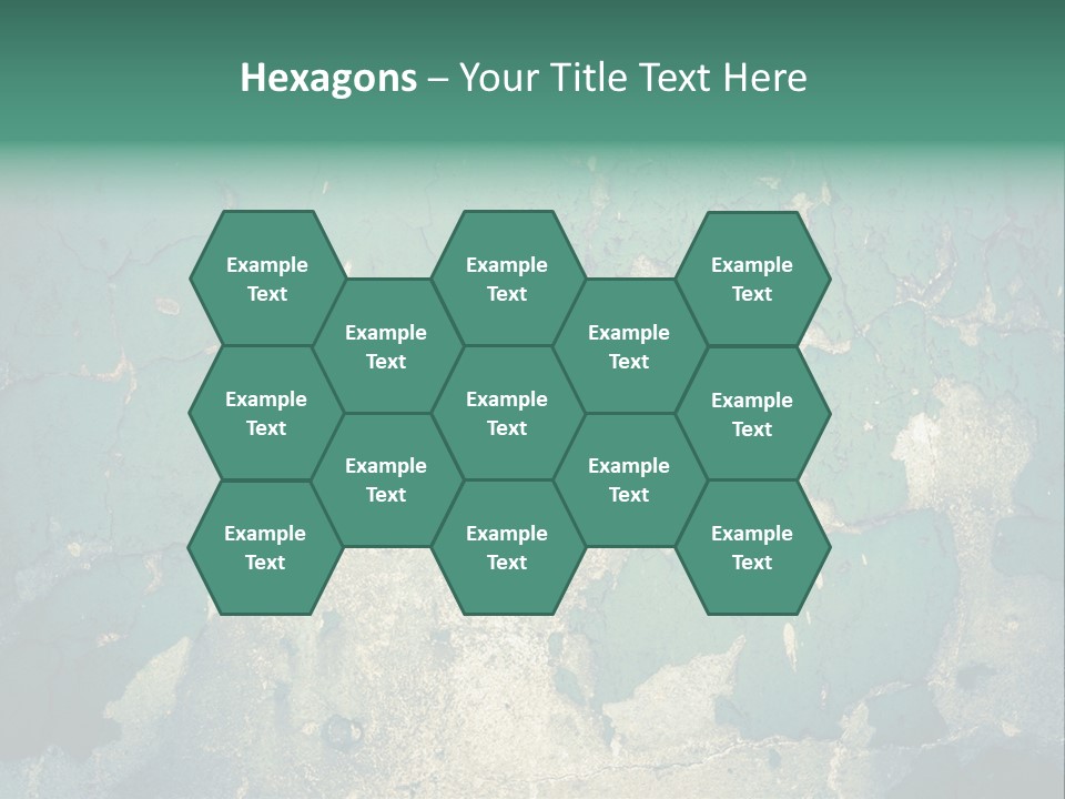 Crack Pattern Worn PowerPoint Template