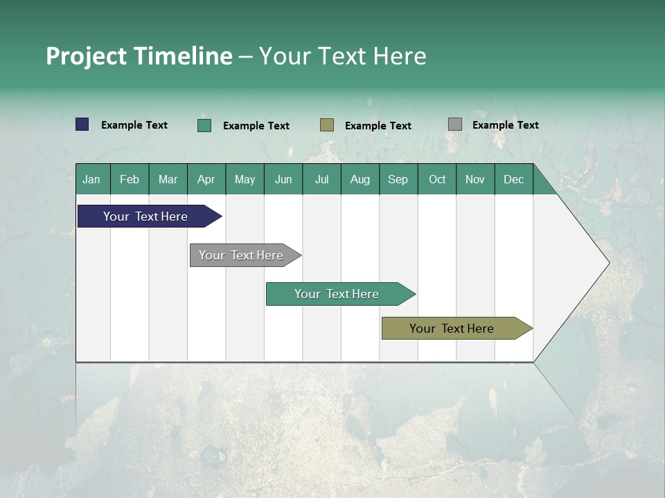 Crack Pattern Worn PowerPoint Template