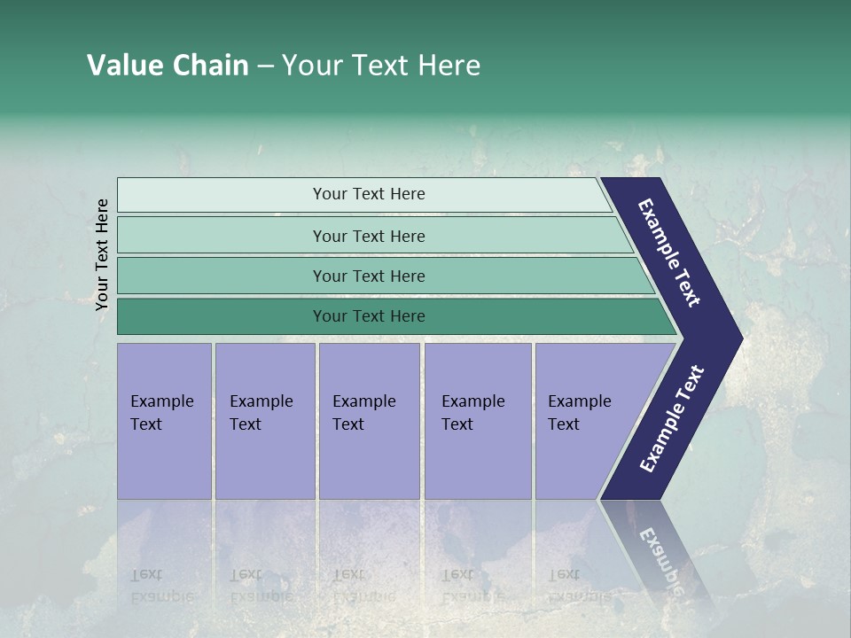 Crack Pattern Worn PowerPoint Template