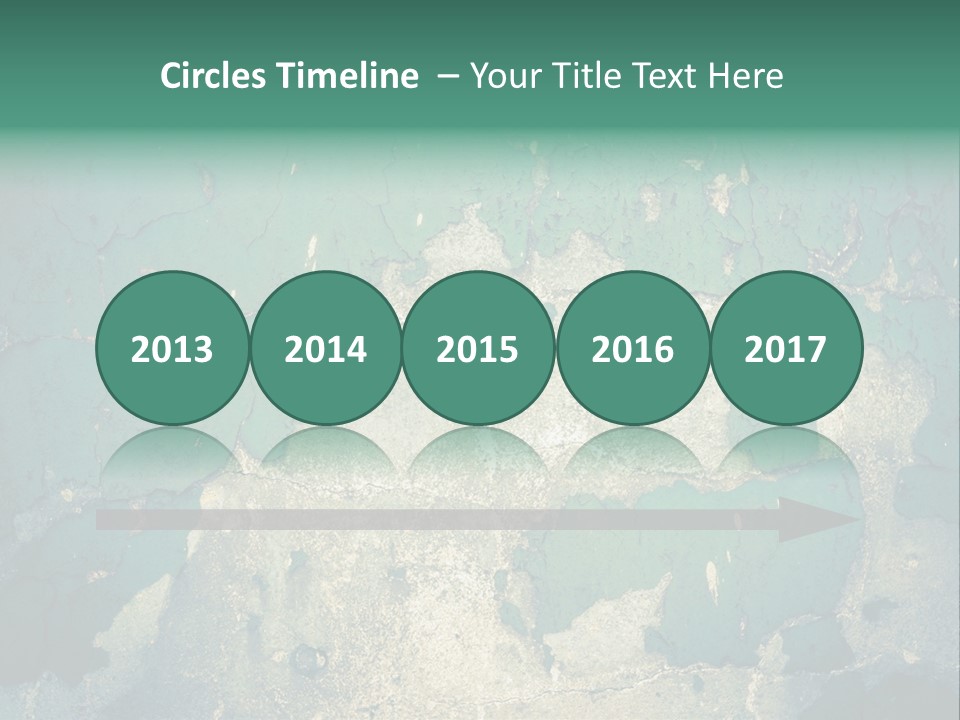 Crack Pattern Worn PowerPoint Template