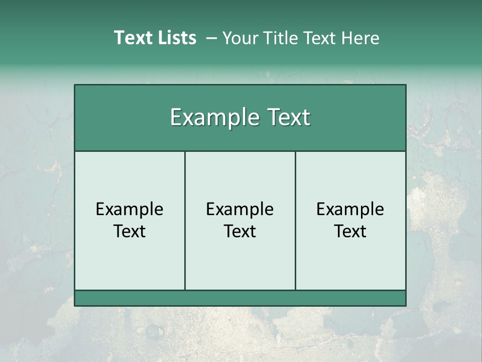 Crack Pattern Worn PowerPoint Template