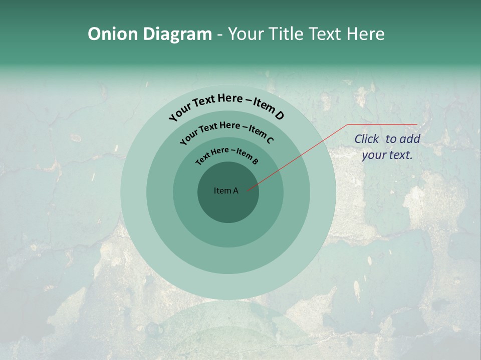 Crack Pattern Worn PowerPoint Template