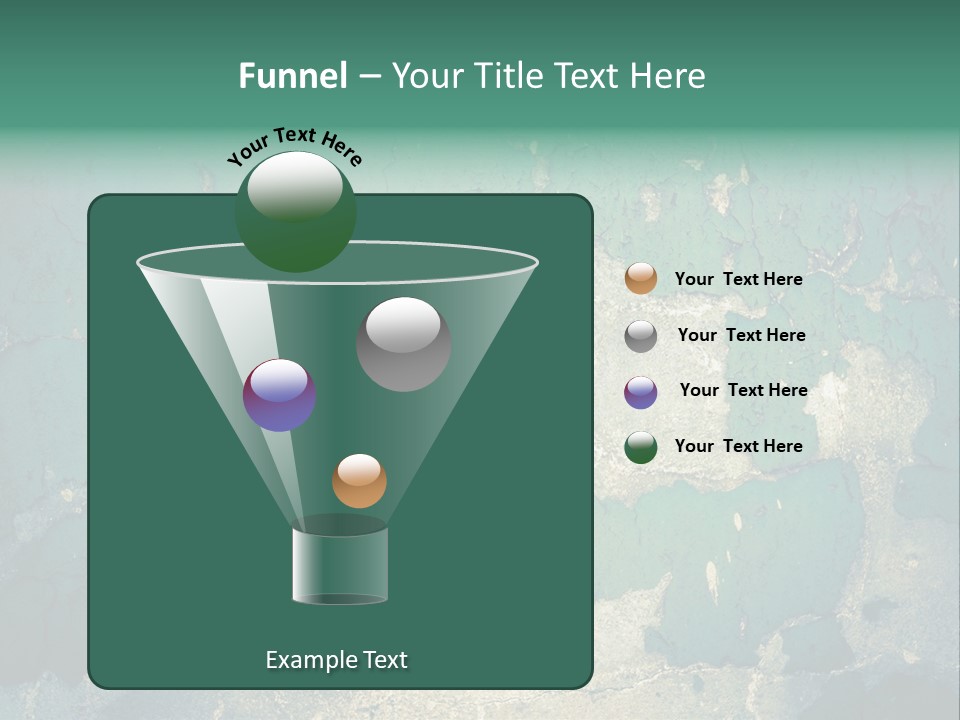 Crack Pattern Worn PowerPoint Template