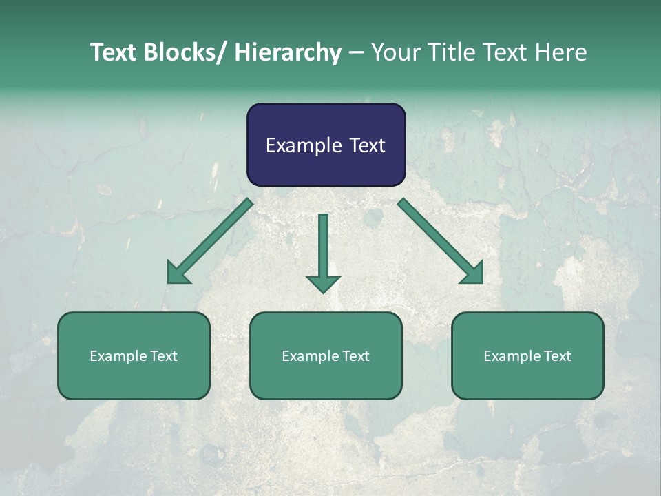 Crack Pattern Worn PowerPoint Template