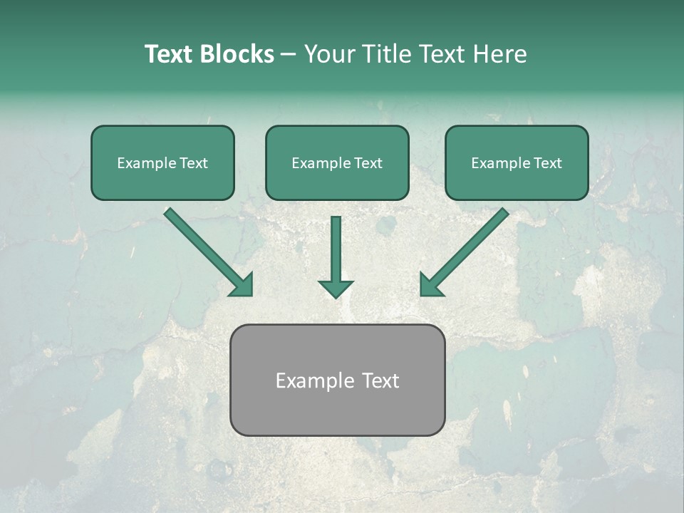 Crack Pattern Worn PowerPoint Template