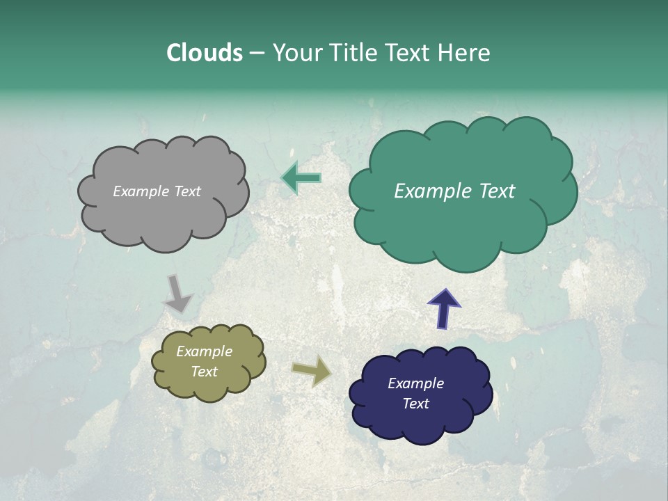 Crack Pattern Worn PowerPoint Template