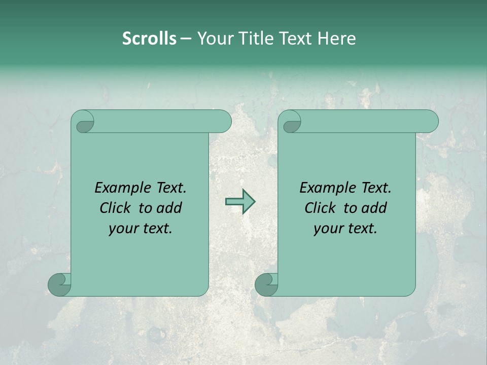 Crack Pattern Worn PowerPoint Template