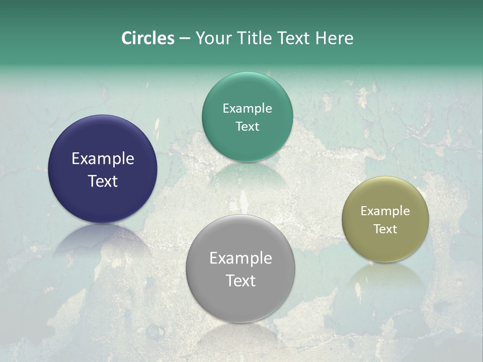 Crack Pattern Worn PowerPoint Template