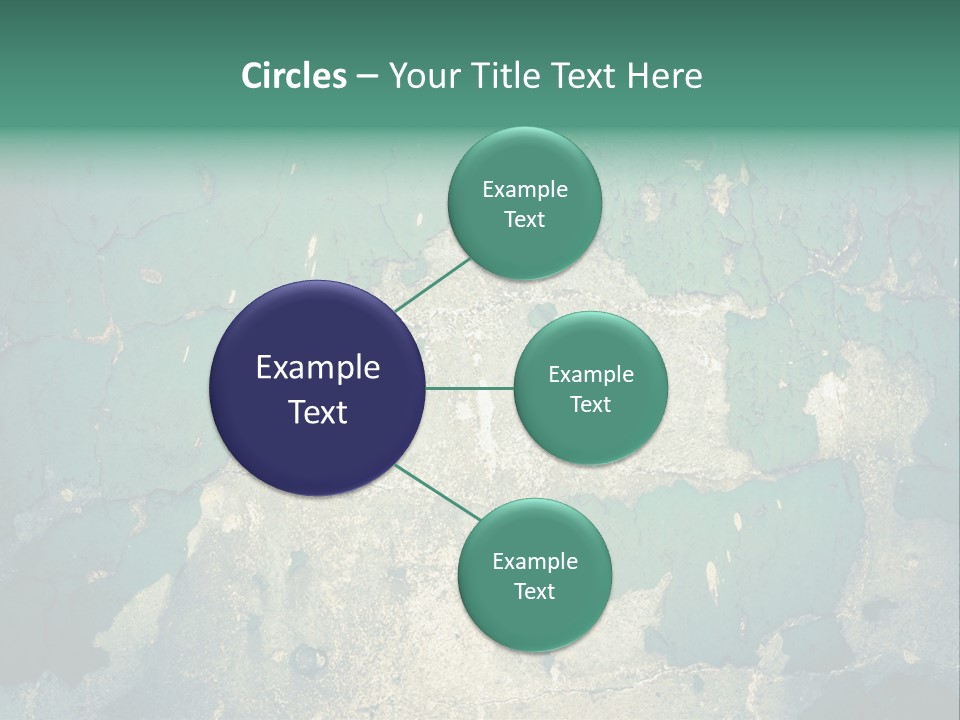 Crack Pattern Worn PowerPoint Template