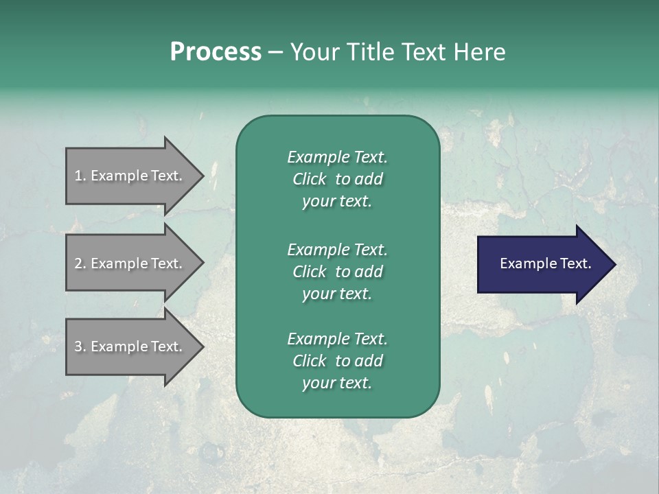 Crack Pattern Worn PowerPoint Template