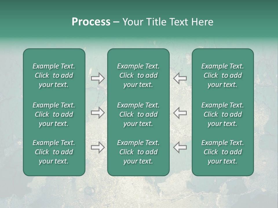Crack Pattern Worn PowerPoint Template