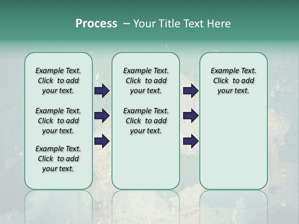 Crack Pattern Worn PowerPoint Template