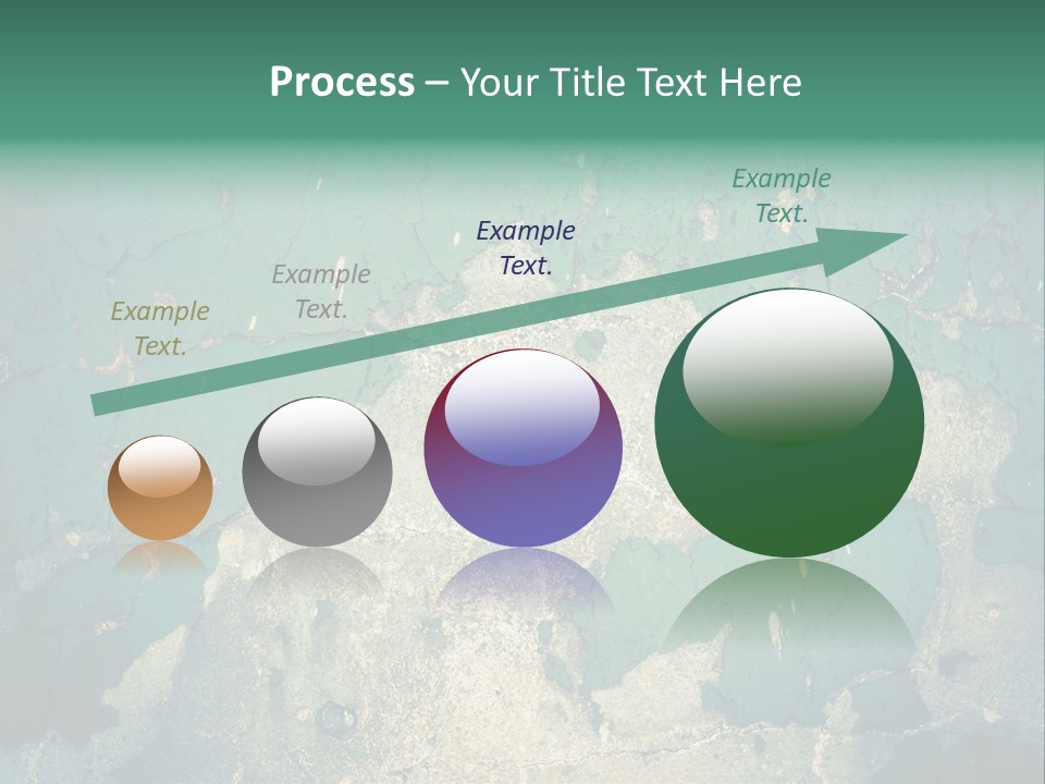 Crack Pattern Worn PowerPoint Template