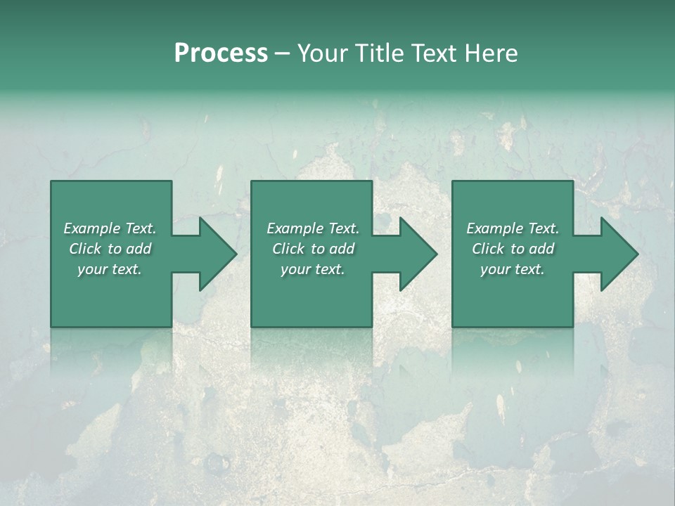 Crack Pattern Worn PowerPoint Template
